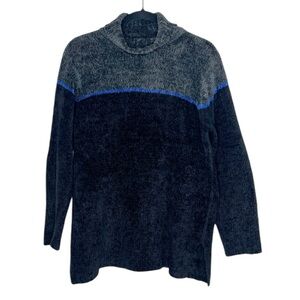 Vintage HONORS black and gray turtle neck sweater size Medium